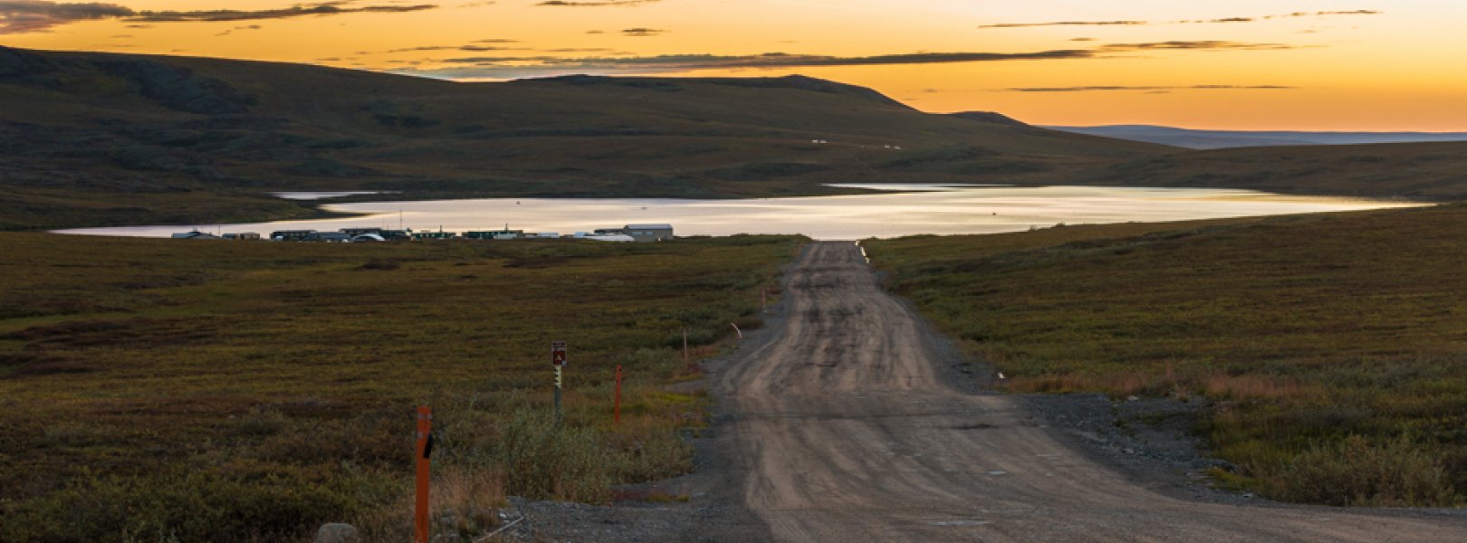 Toolik Lake at sunset