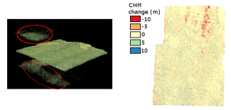 aop point cloud and canopy height models