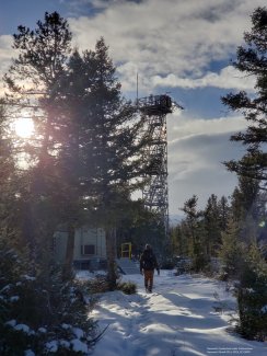 YELL tower winter