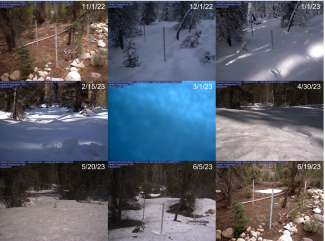 TEAK phenocam snow accumulation