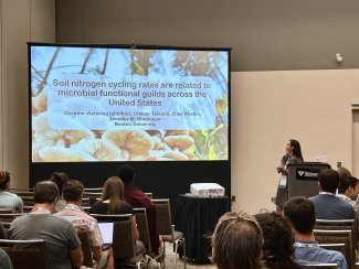 Corinne Vietorisz presenting at ESA25